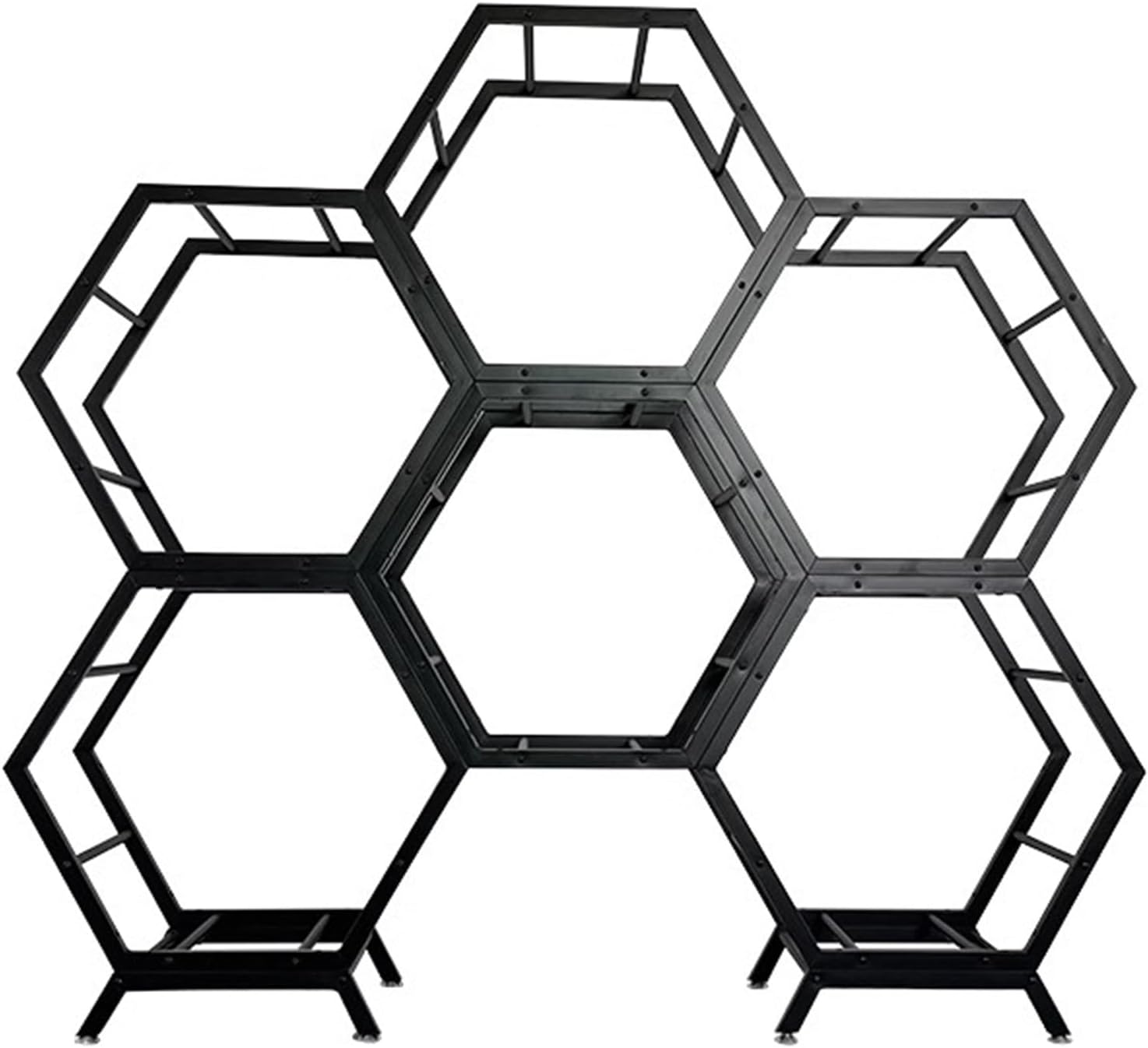  Générique Présentoir De Jantes En Métal, Support De Roue Empilable Et Robuste Pour Garage Et Atelier, Support De Rangement Compact Pour Pneus (3+1) - Organisez Efficacement Vos Jantes De Voiture