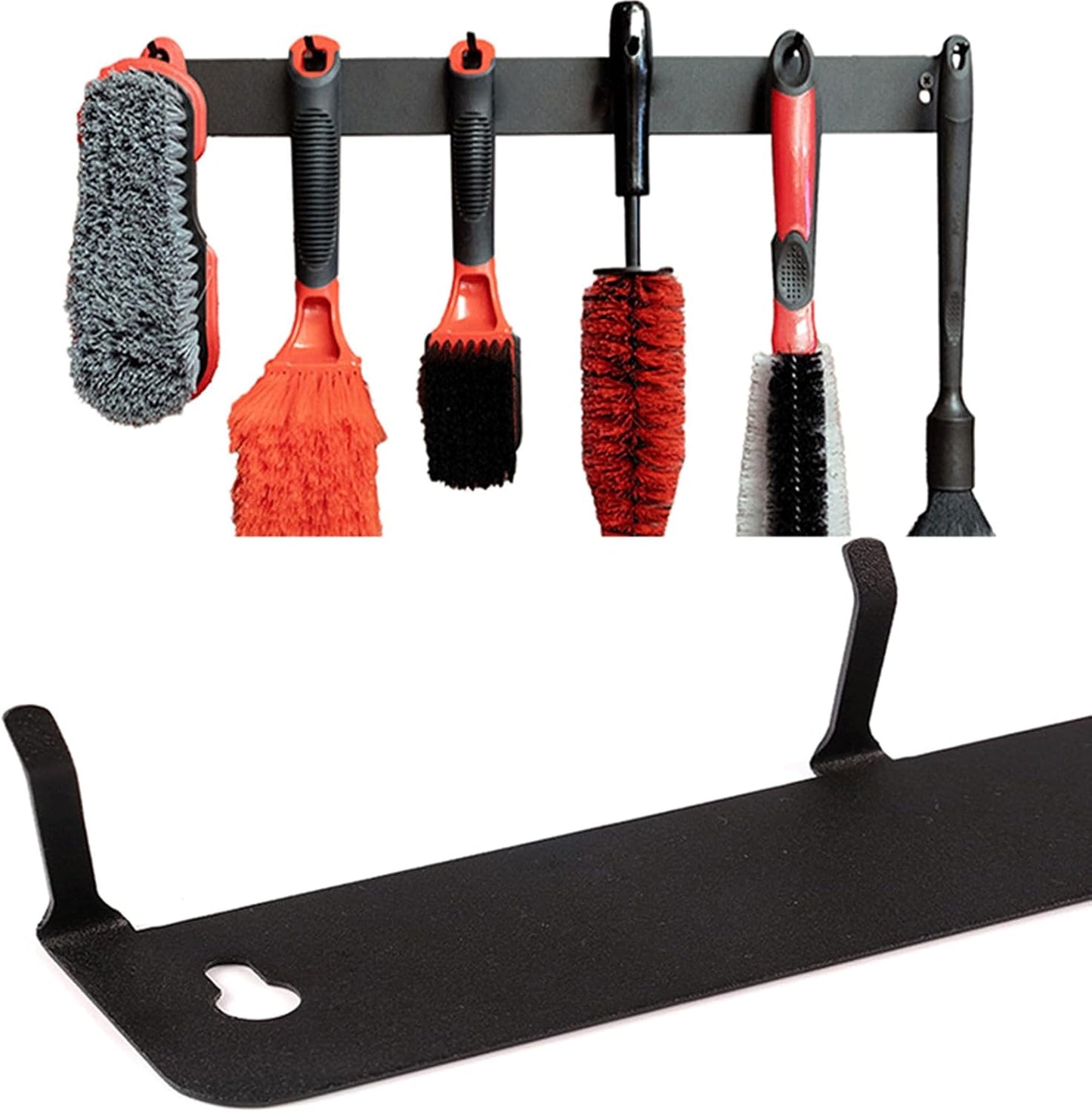  Porte-outils De Détail | Crochet En Acier Inoxydable Pour Brosses De Nettoyage De Voiture, Crochets Compacts Pour Garage, Bricoleurs, Passionnés, Outils De Nettoyage De Roues De Voiture
