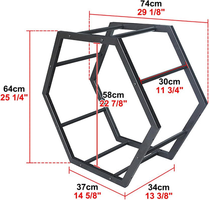  Générique Présentoir Empilable Pour Jantes De Pneus En Acier – Support Multi-pneus Pour Garage Et Atelier, Solution De Rangement Pour Moyeux De Roue De Voiture (Style 1-B)