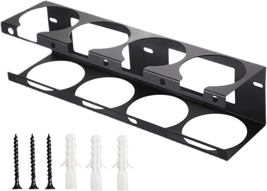 Organiseur De Tiges En Métal, Système De Support De Fil De Soudure, Support Mural En Fer Avec Structure De Fente Sécurisée, Unité De Rangement Compacte D'atelier, Design Utilitaire De Style Industriel