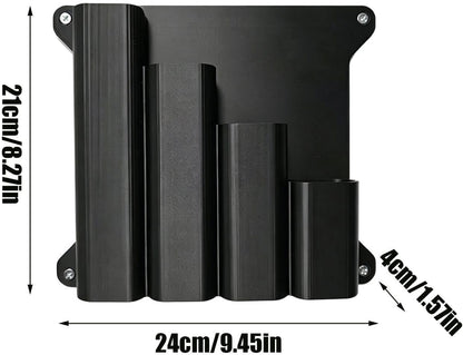 GENERIC Support De Rangement Pour Cravates à Fermeture éclair – Support Mural Pour Attaches De Câble Et Outils | Organiseur Compatible Avec Panneau Perforé Pour Garage, Atelier, Remorque, Abri De Jardin