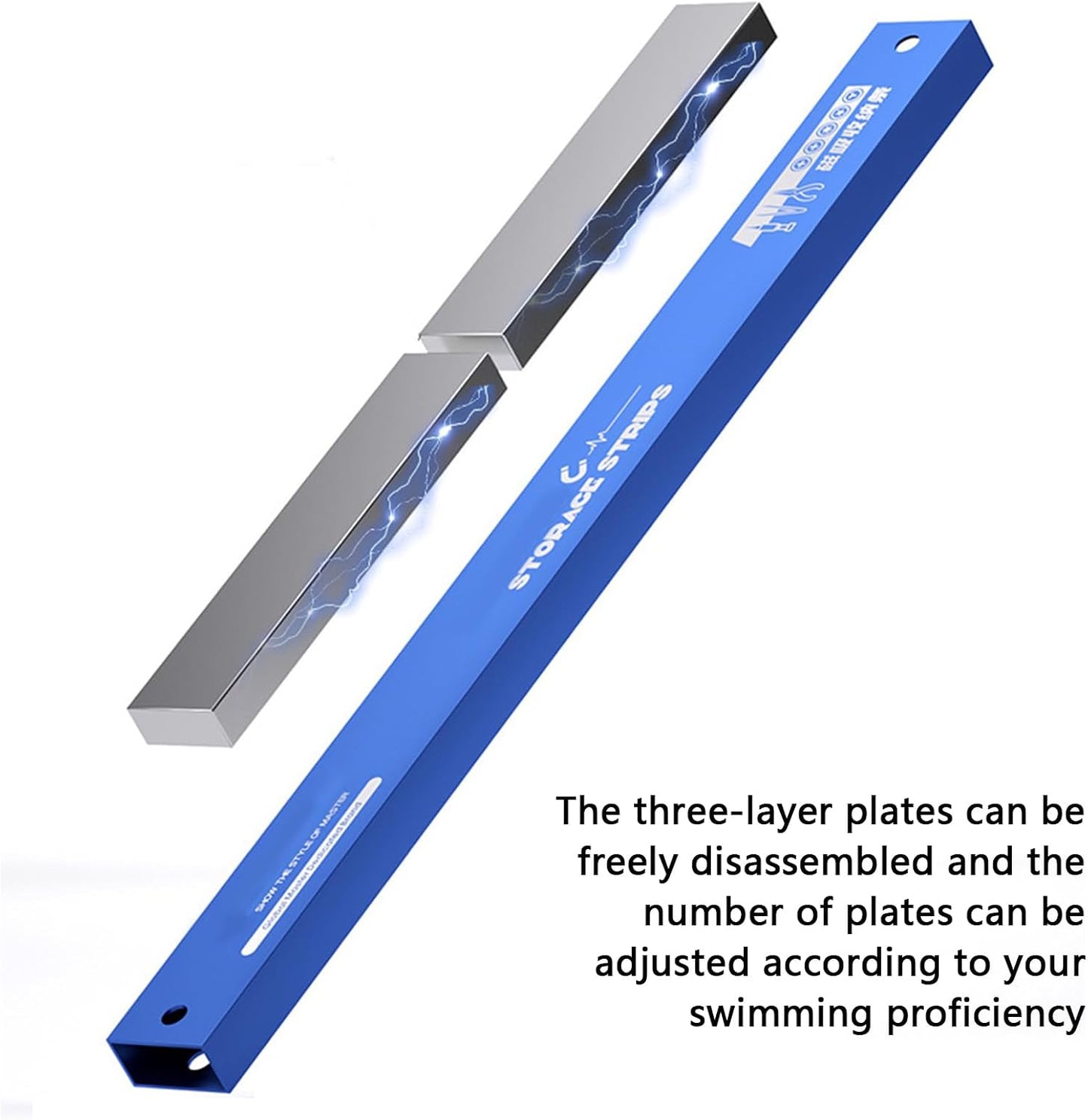  Magnetic Tool Holder, Heavy Duty Garage Organizer, Stainless Steel High-Strength Bar, Space-Saving Shed Accessories, Ideal For Shop, Workbench, Kitchen, Apartment