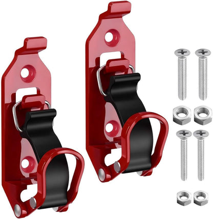  Heavy Duty Shovel Holder Bracket Set, Quick Release Wall Mount Tool Rack System, Metal Storage Clamp Kit For Truck RV Van Tractor Garden Garage Utility Organization Use 7.09x2.48x1.26 Inches