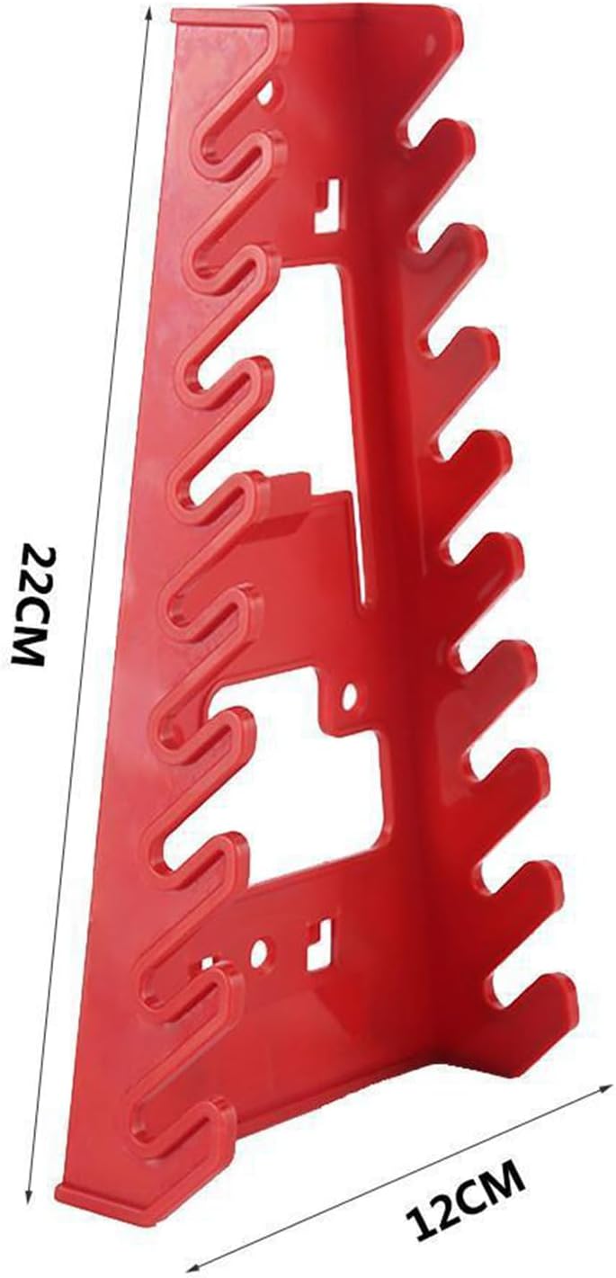  Wrench Organizer, Heavy-Duty Wrench Rack Pegboard, Save Space Screwdriver Organization, Sturdy Stable Tool Stand, Easy Access Multi Tool Holder, Ideal For Workshop, 22x12cm