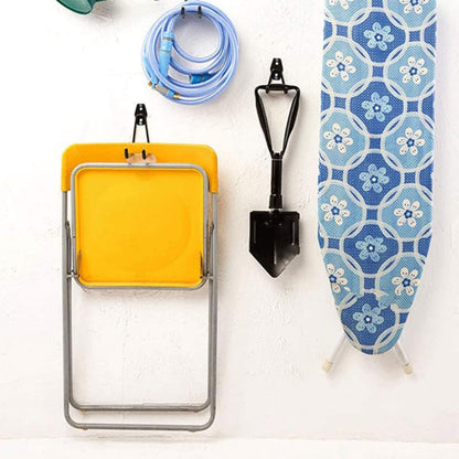  Gatuida 4Pièces Crochets Mural Garage Organisateur Heavy Duty Pour Outils De Jardin Et Vélo Crochets Utilitaires Noir Pour Rangement Et Économiseur Espace