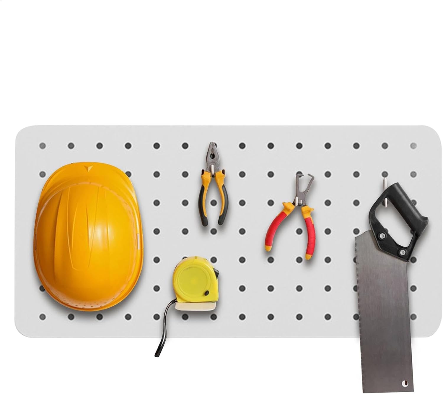  Panneaux De Rangement Muraux En Panneau Perforé, Panneaux D'affichage En Acier Au Carbone Sans Perforation, Solution De Rangement Pour Chambre à Coucher, Garage, Atelier, 40 X 20 Cm