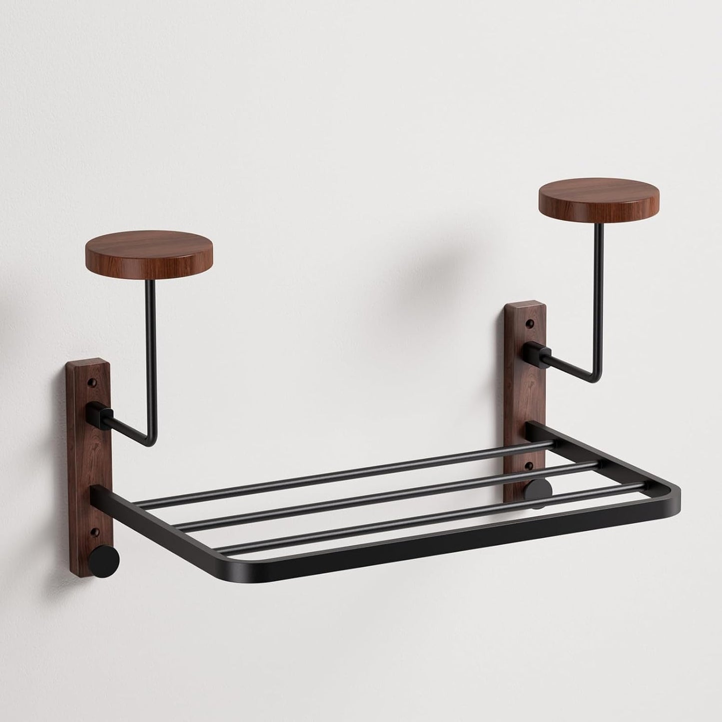  Support Mural Pour Casque Avec Design Peu Encombrant Et Finition En Bois élégante Pour Un Rangement Organisé. Support De Rangement Moderne Pour Coiffures Avec Construction En Bois Solide Et Métal Pour