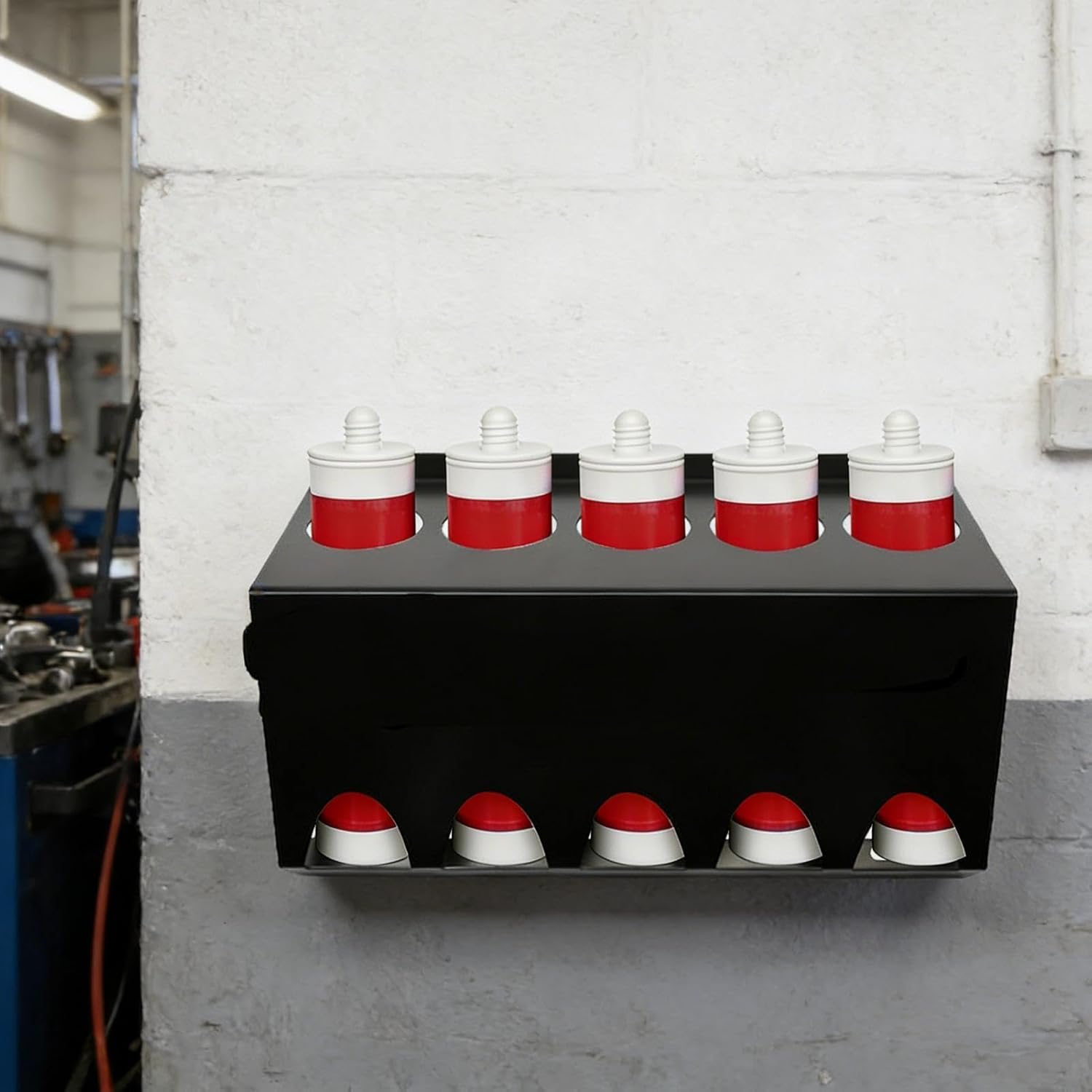 GENERIC Support De Tube De Calfeutrage, Organisateur De Tube De Calfeutrage à 5 Emplacements, Organisateur De Mastic à Craie | Pour Plombiers, électriciens, Bricoleurs, Charpentiers, Maison, Garage, Chantier