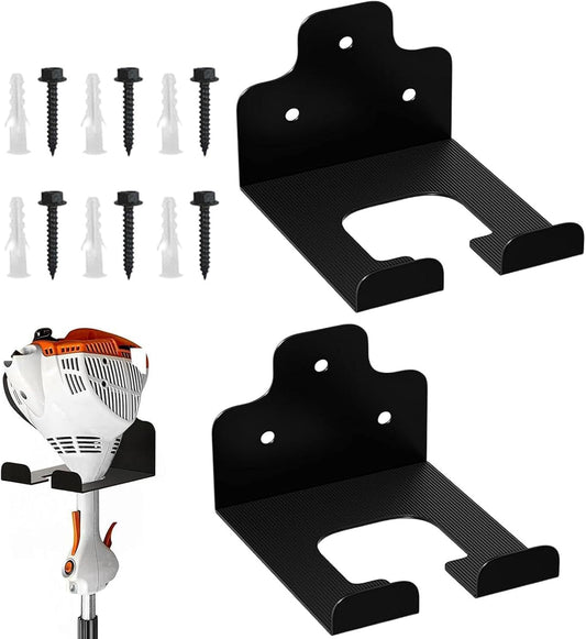  Générique Support De Coupe-Bordure - Range-mur Robuste Pour Garage - Rangement Mural Pour Outils Motorisés,Équipement Pour Extérieur,