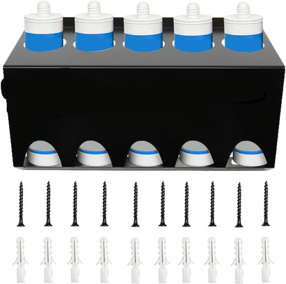 GENERIC Support De Tube De Calfeutrage, Organisateur De Tube De Calfeutrage à 5 Emplacements, Organisateur De Mastic à Craie | Pour Plombiers, électriciens, Bricoleurs, Charpentiers, Maison, Garage, Chantier