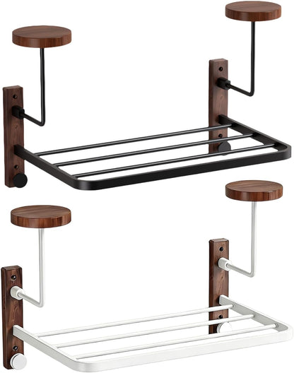  Support Mural Pour Casque Avec Design Peu Encombrant Et Finition En Bois élégante Pour Un Rangement Organisé. Support De Rangement Moderne Pour Coiffures Avec Construction En Bois Solide Et Métal Pour