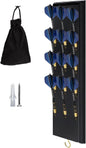 GENERIC Rangement De Fléchettes – Présentoir Mural En Bois | Organiseur De Fléchettes Avec Sac De Rangement, Pour L'organisation De L'entretien, Le Bureau, Le Club, Le Bar, La Salle De Jeux, Le Salon, La