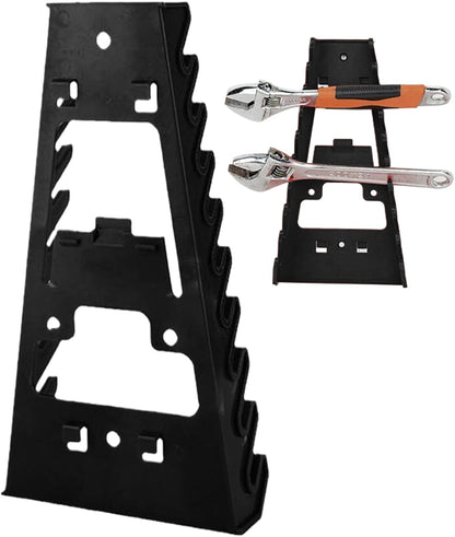  Wrench Organizer, Heavy-Duty Wrench Rack Pegboard, Save Space Screwdriver Organization, Sturdy Stable Tool Stand, Easy Access Multi Tool Holder, Ideal For Workshop, 22x12cm