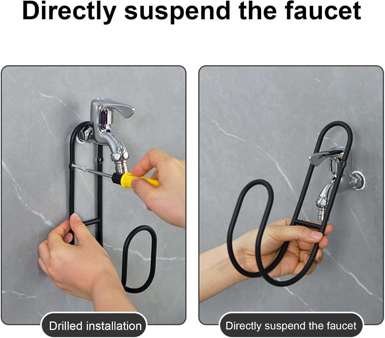 GENERIC Support De Tuyau D'arrosage – Organiseur De Rangement Mural, Support De Tuyau D'arrosage Extérieur | Pour L'organisation Des Rallonges, Des Cordes, Des Cordes, Des Piscines, Des Garages, Des Clôtures