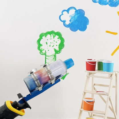  Secoueur De Peinture Spray - Avec Courroies Double Fixées Acier Inoxydable Fournitures De Jardin,Accessoire Secoueur Pots Peinture | Pour Cocktails Sauces Intérieur Garage Maison Appartement