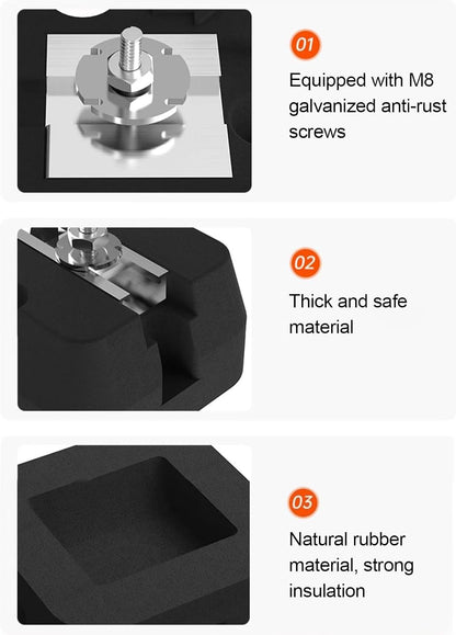GENERIC Porte-embouts Magnétique, étagère De Rangement à 40 Emplacements, Organiseur Mural De 10 X 10 X 6,5 Cm, Plateau à Douilles Durable, Accessoire D'outils électriques, Utilisation En Atelier, Garage