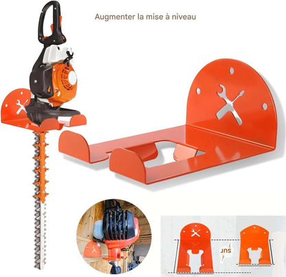  Générique Porte-Outils Électriques - Organisateur Polyvalent De Garage,Porte-Outils Mural Pour Jardin - Pour Atelier Cave Ferme Salle De Jardin Scie Chaine Perceuse Electrique