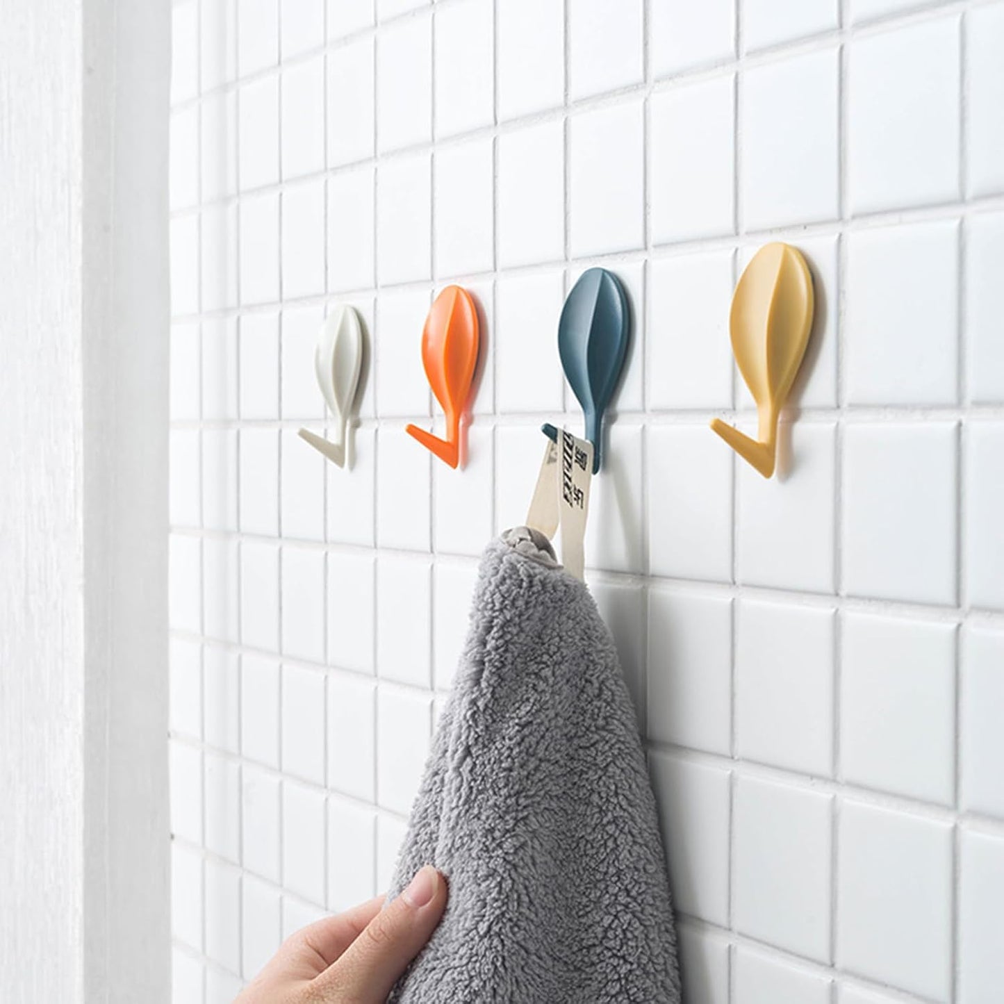  Lot De 8 Crochets Muraux En Plastique En Forme De Montgolfière, Clés Décoratives, Chapeaux, Sacs, Cintres, Organiseurs D'armoires