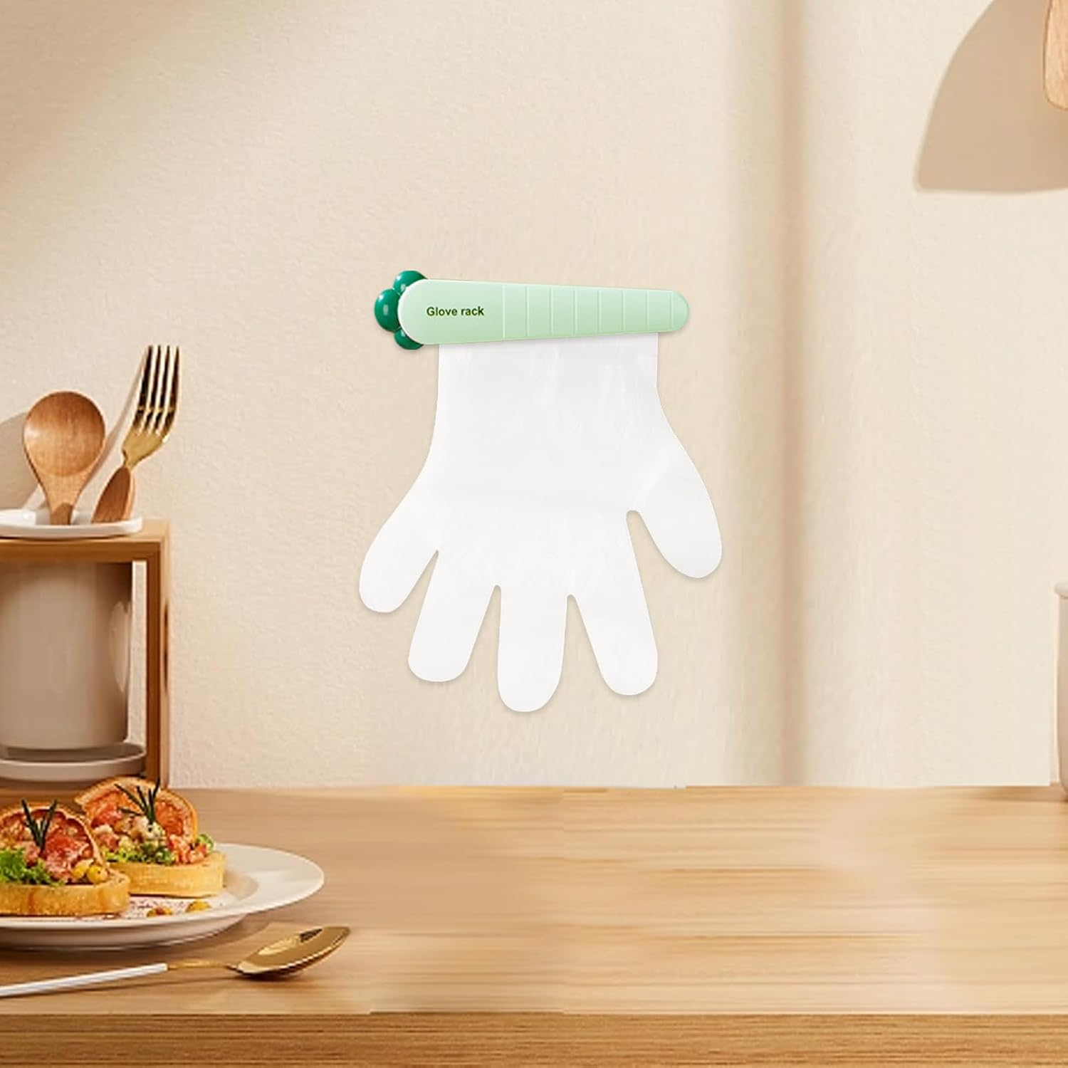  Générique Wall Mount Glove Holder, Carrot Shape Clip, Space Saving Storage, Multifunctional Stand Durabled Design For Trucks, Studios Businesses Workplaces, 7.87x0.98 Inches