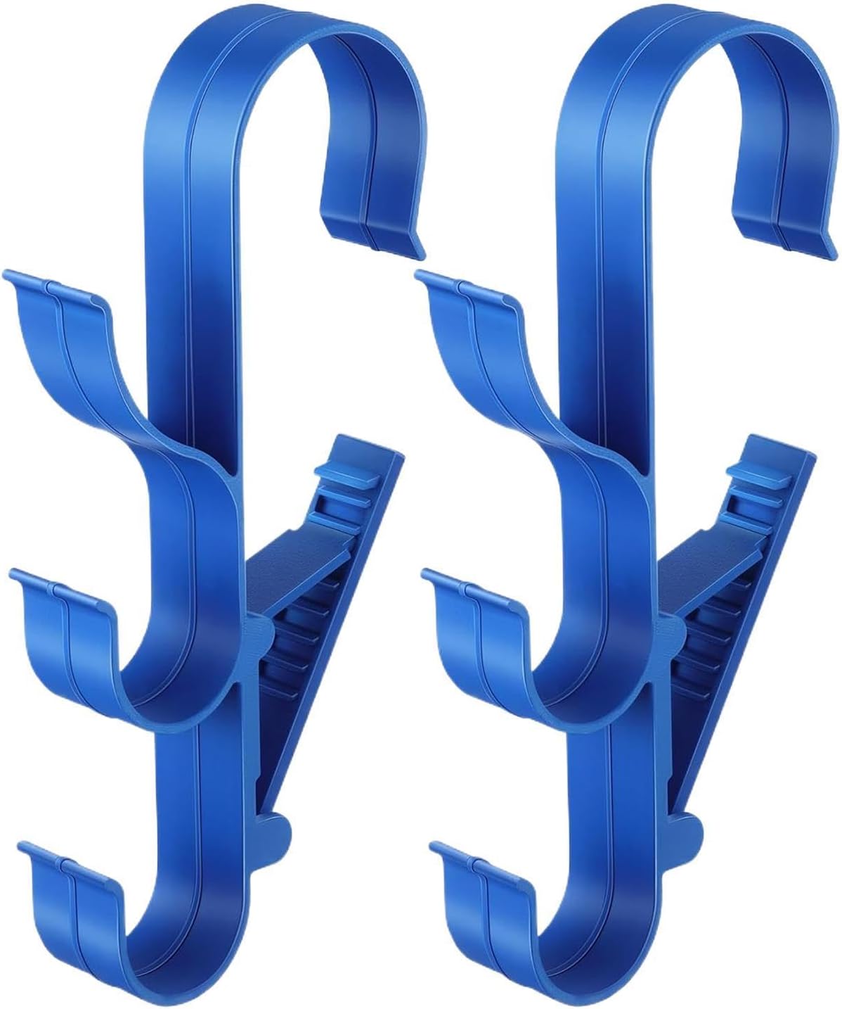 GENERIC Crochets De Piscine Pour Mâts, Support De Rangement étanche à 3 Crochets Réglables | Équipement De Piscine – Pour Tiges Télescopiques, épuisettes, Brosses, écumoire, Tuyau D'aspirateur, Outils De