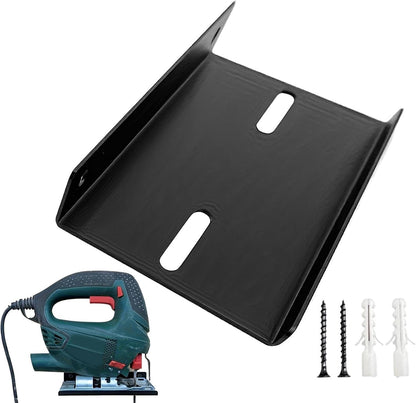  Support De Scie à Fixation Murale,Support Universel Robuste Métallique Pour Les Outils Électriques - Rangement Garage Mural À Scie - Jardin Atelier Utilisation Intérieure Magasin Et Usage Domestique