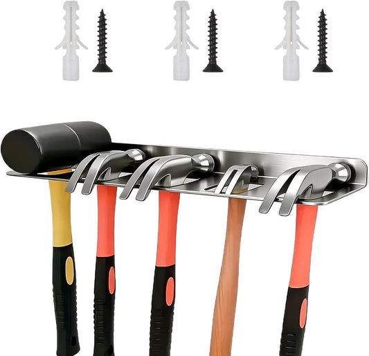  Organisateur Mural Pour Les Outils - Râtelier Mural 5 Compartiments Pour Garage Polyvalent - Rangement De Stockage Des Tournevis Pour Ateliers,pour Abri, Atelier, Usine, Maison, Pinces,