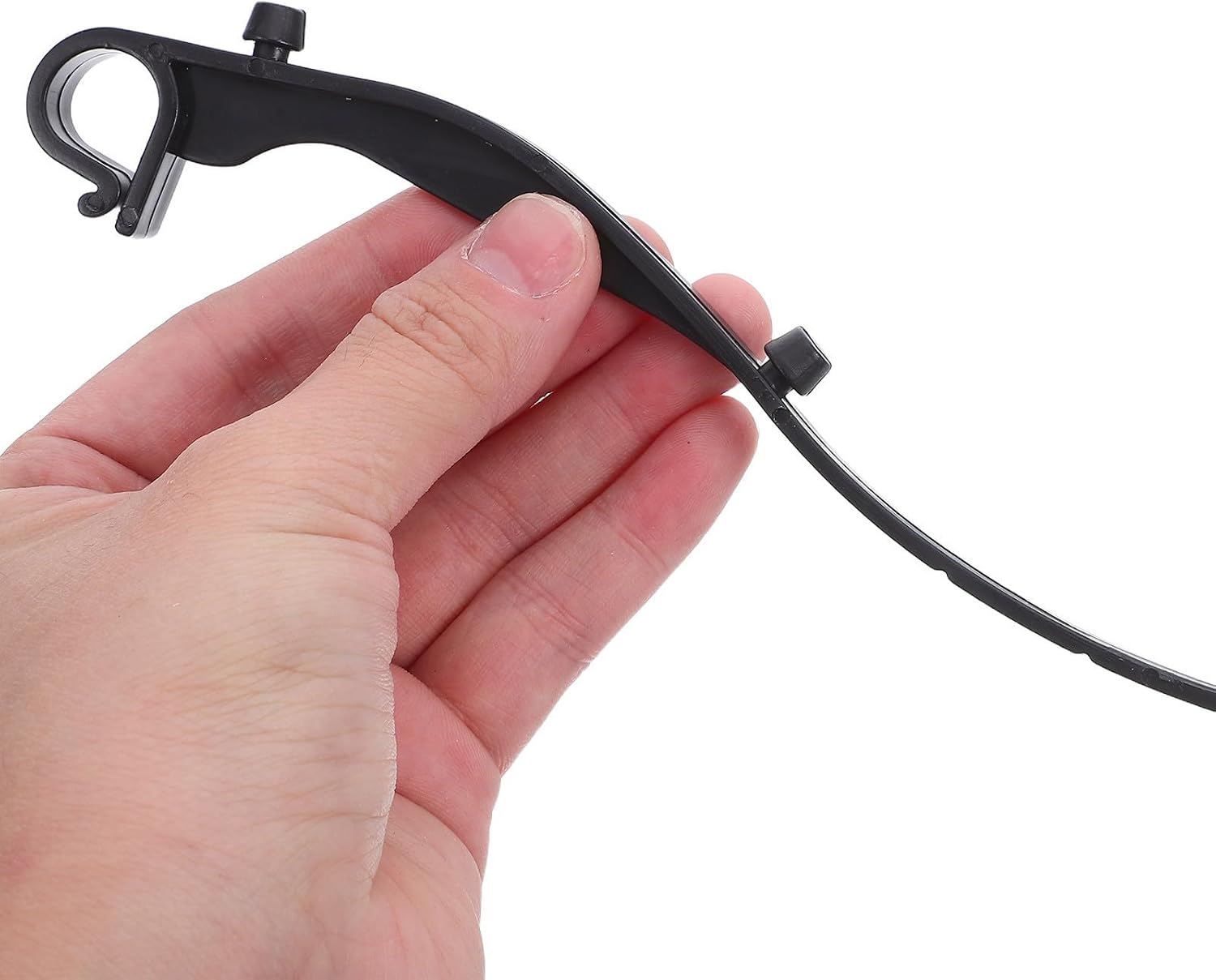  Ciieeo Fixations Clips De Gouttière Plastique Noir Lot De 50 Crochets Anti-Obstruction Pour Grilles Utilisation Polyvalente Entretien De Toiture
