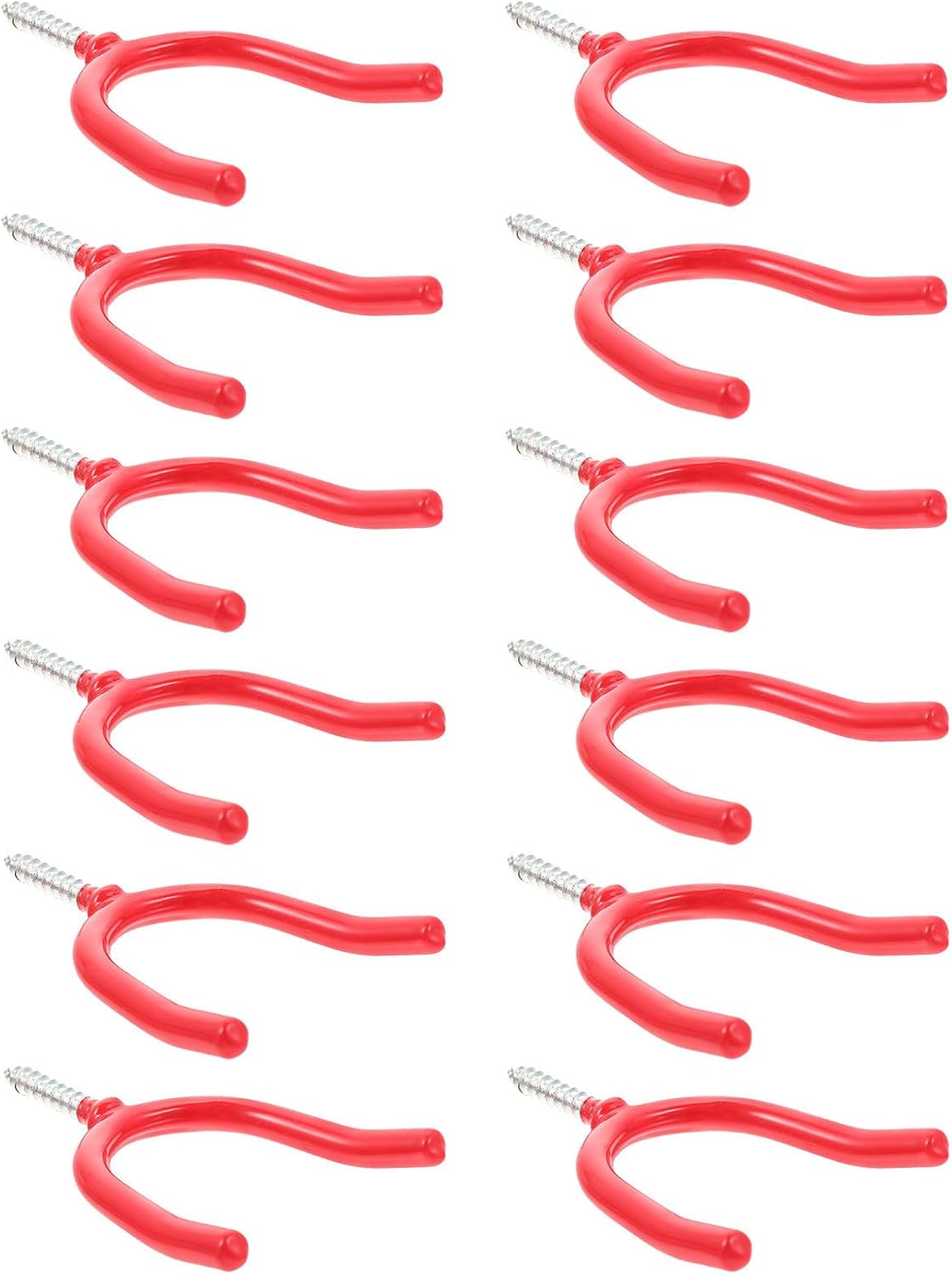  Gatuida Crochet Porte-Outils En Acier à Visser Forme Y Pour Garage, Lot De 16 Pièces, Revêtement Par Immersion, Pour Rangement D'Outils De Jardin Et Atelier