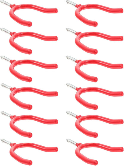  Gatuida Crochet Porte-Outils En Acier à Visser Forme Y Pour Garage, Lot De 16 Pièces, Revêtement Par Immersion, Pour Rangement D'Outils De Jardin Et Atelier