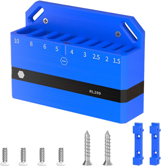 GENERIC Organisateur De Clés Magnétiques, Support De Rangement D'outils, Support Mural Avec Construction Compacte, Support De Clé Hexagonale, Porte-outils Avec Aimant Puissant, Crochet De Clé Pour Atelier Et