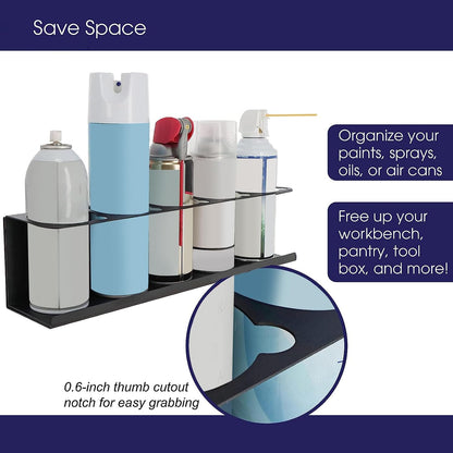 GENERIC Support Mural Pour Flacon Pulvérisateur, Stockage De Joints D'atelier – Grande Capacité De Charge Pour Atelier, Maison, Industrie, Rangement D'outils