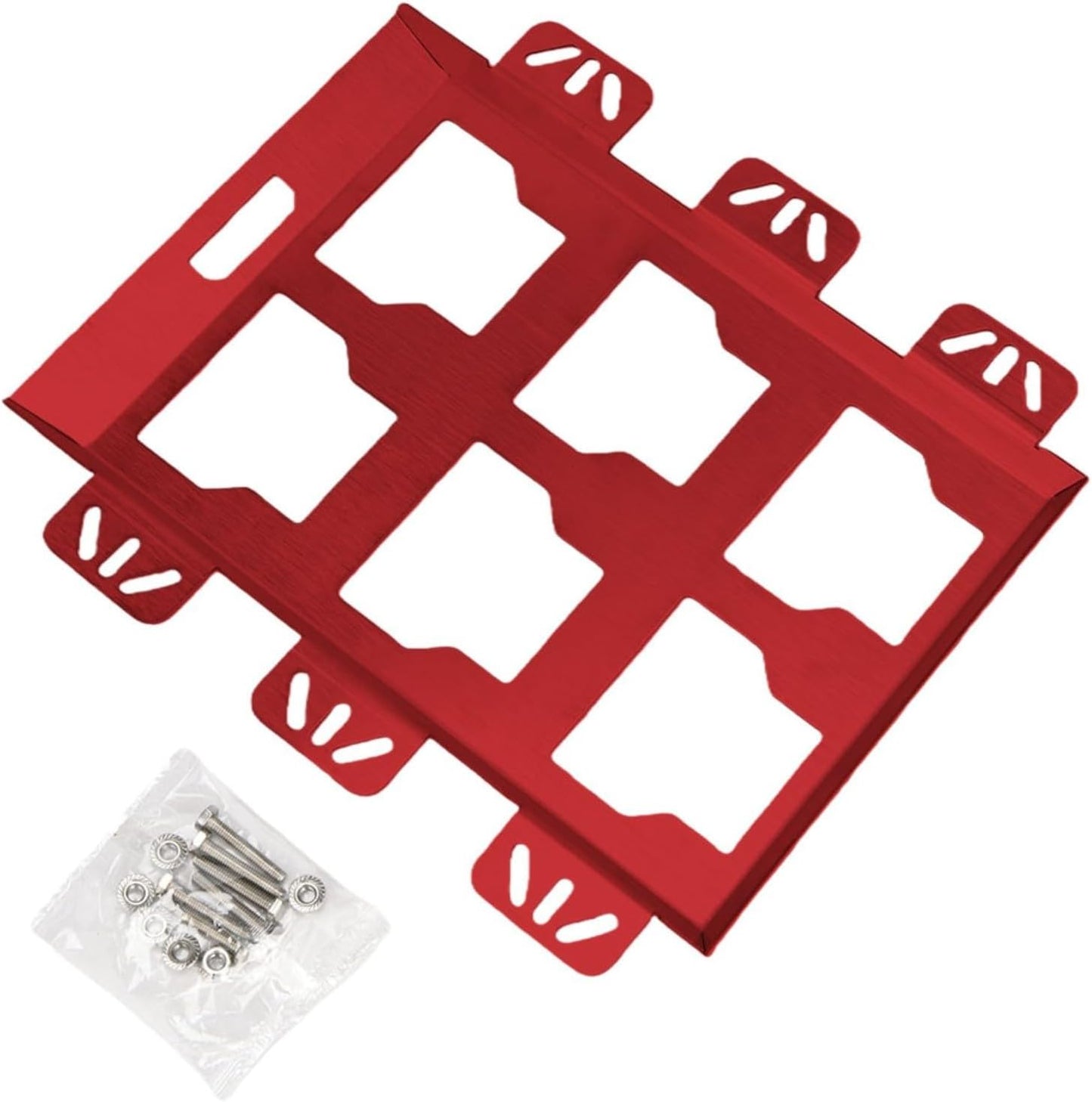  Plaque De Montage Pour Système De Rangement D'outils, Support Mural En Acier Inoxydable Avec Capacité De 22,7 Kg, Kit De Matériel Rouge, Noir, Argent Pour Camion, Van, Atelier (noir)