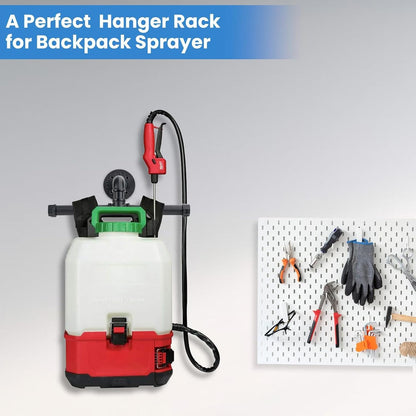  Garage Tool Wall Rack, Efficient Garage Organizer, Heavy Duty Sprayer Holder, Adjustable Garage Tool Hooks, Garden Equipment Wall Storage, Backpack Blower Holder, Tool Storage For Garage