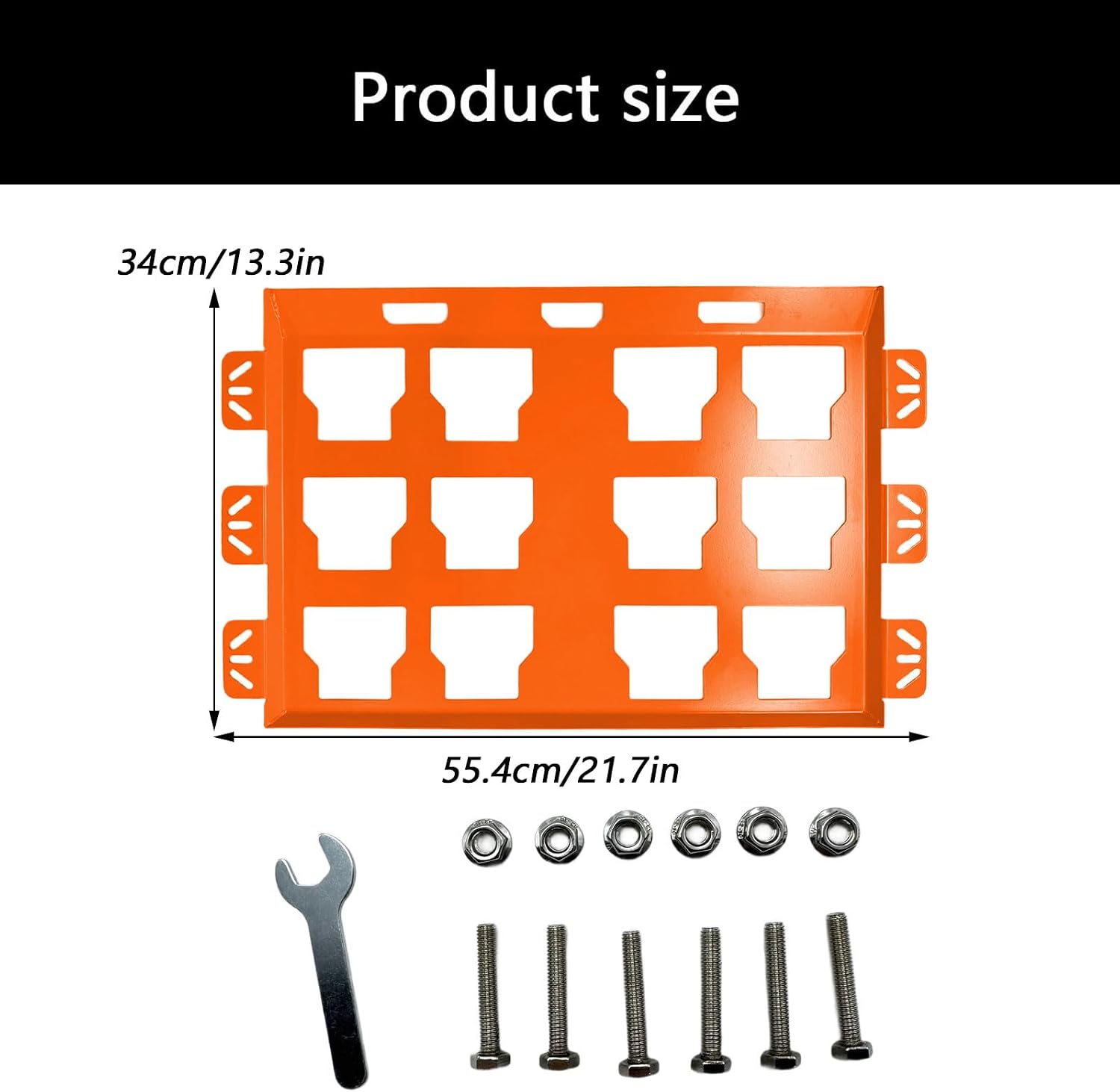  Plaque De Base Pour Boîte à Outils Murale Avec Capacité De Charge élevée Jusqu'à 45,4 Kg