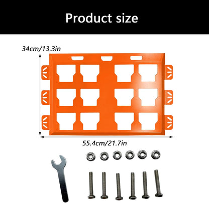  Plaque De Base Pour Boîte à Outils Murale Avec Capacité De Charge élevée Jusqu'à 45,4 Kg