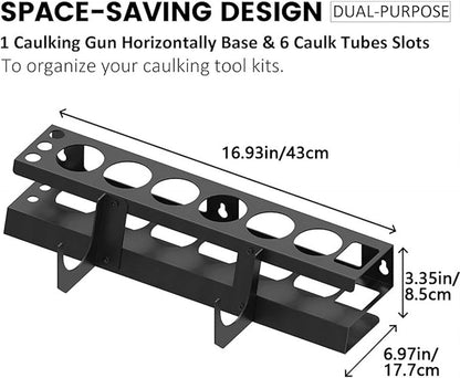 GENERIC Support De Rangement Pour Canettes De Peinture En Aérosol, Préparation Des Outils, Matériau En Fer, Support De Rangement Mural, Support De Rangement Pour Tuyau D'étanchéité, Tube Sécurisé