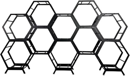  Générique Présentoir De Jantes En Métal, Support De Roue Empilable Et Robuste Pour Garage Et Atelier, Support De Rangement Compact Pour Pneus (3+1) - Organisez Efficacement Vos Jantes De Voiture