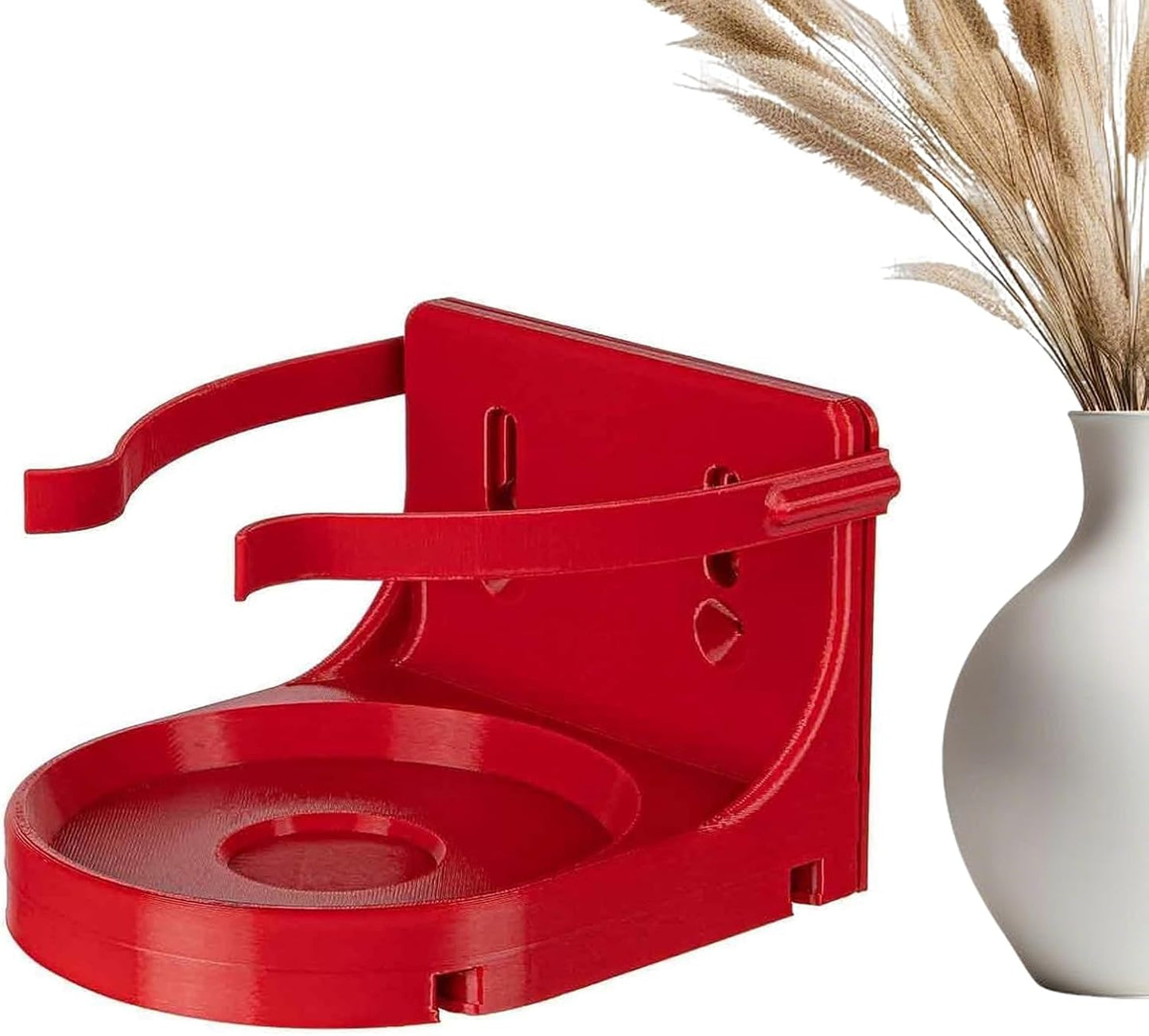 GENERIC Support Mural, Support D'organisation Antidérapant, Support De 20 Cm Avec Fonction De Prise En Main Sécurisée, Appareil De Rangement D'équipement, Support Mural Avec Design, Accessoire De Rangement