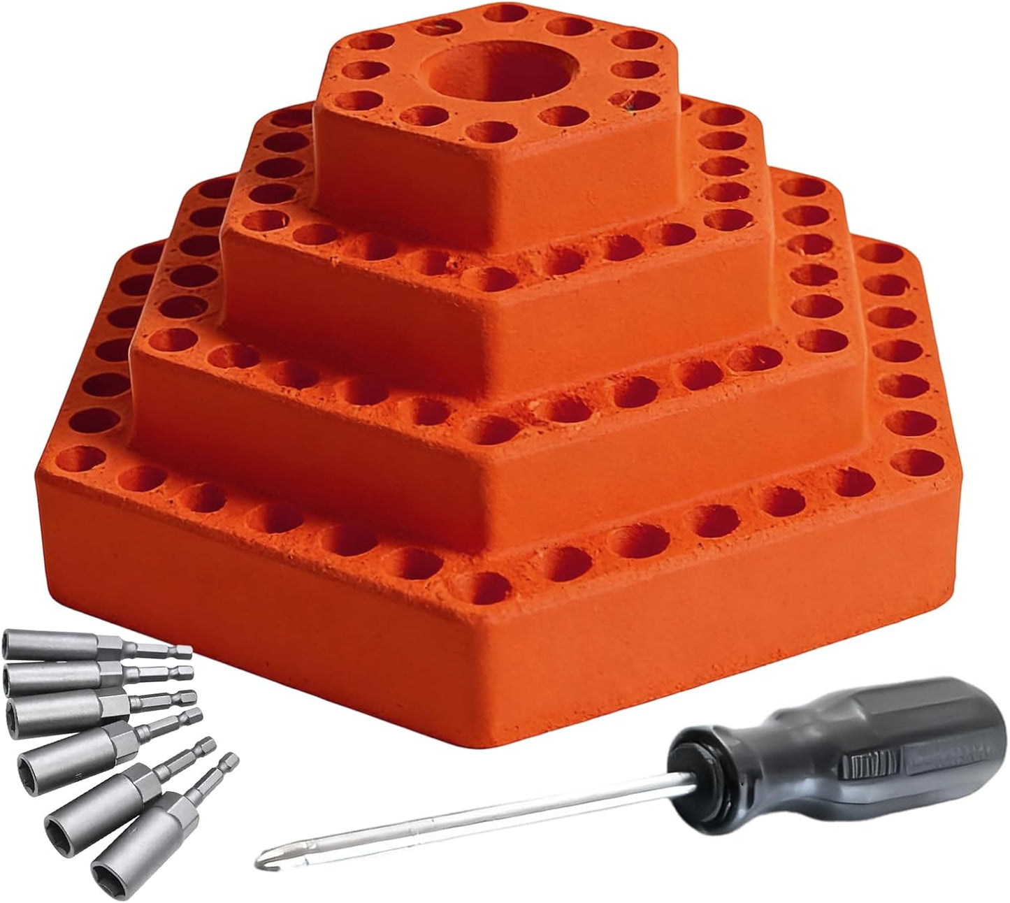  Générique Porte-de Tournevis, Étagère De Rangement Pour Extensions De 4,8 Mm, Support D'de Vis, Pour Garage, Outils électriques, électriciens, Construction, Cloison Sèche,