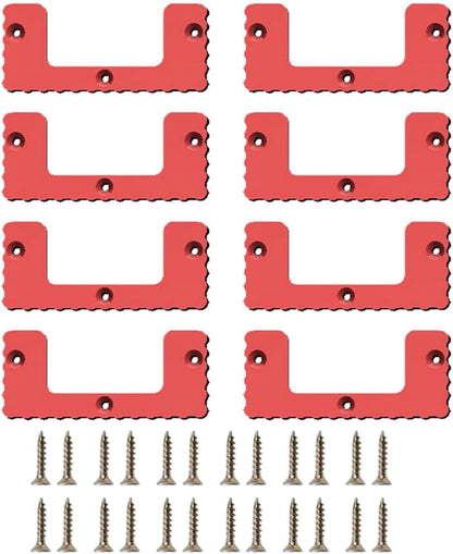  Lot De 16 Taquets De Montage Pour Système De Rangement Mural En Plastique ABS Robuste, Pour Atelier, Garage, Camion, Véhicule