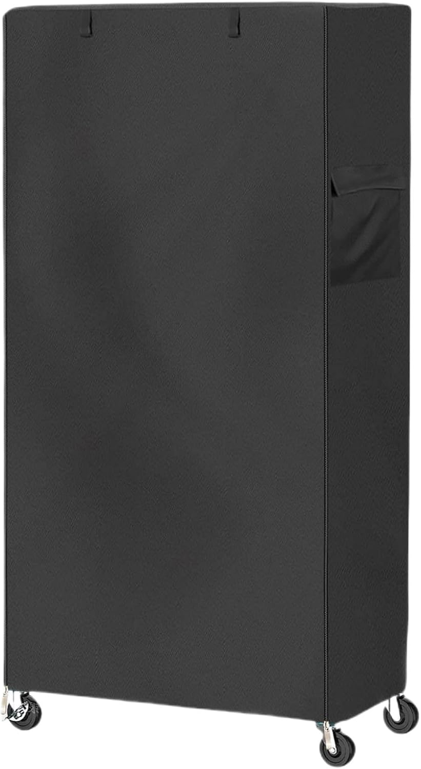  Generisch Housse De Rack En Fil Avec Fermeture éclair, Protection Pour étagère, 61,81 X 29,02 X 13,78 Pouces, Housses De Rangement De Protection Pour L'organisation De Base De Garage De Cuisine Et La