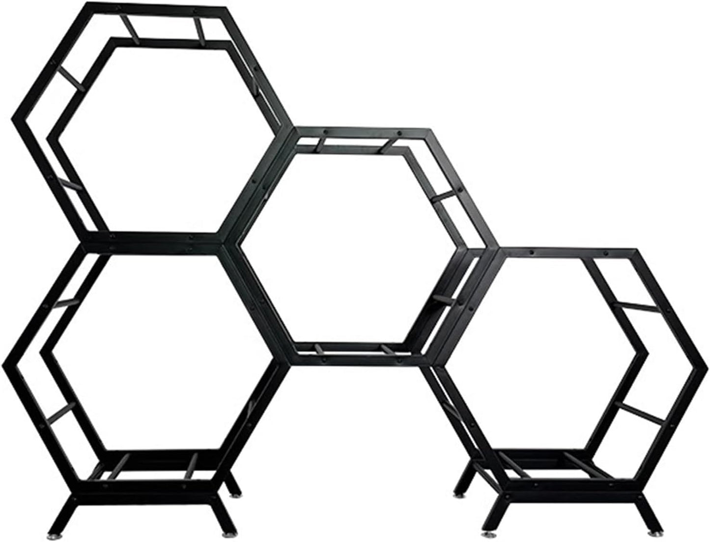 Générique Présentoir De Jantes En Métal, Support De Roue Empilable Et Robuste Pour Garage Et Atelier, Support De Rangement Compact Pour Pneus (3+1) - Organisez Efficacement Vos Jantes De Voiture