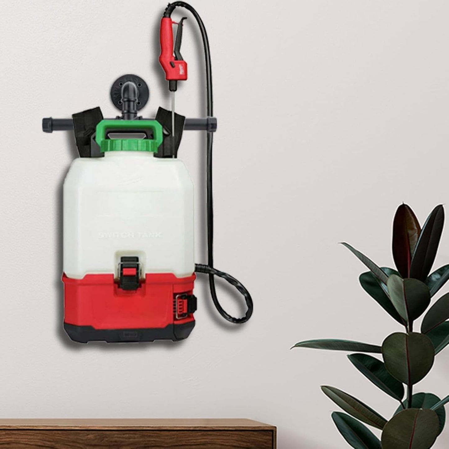  Backpack Sprayer Hanger, Garage Organizer For Blowers, Industrial Pipe Holder, Wall Tool Storage Rack, Space Saving Tool Hanger, Sturdy Garage Storage Hanger, Sprayer And Blower Organizer
