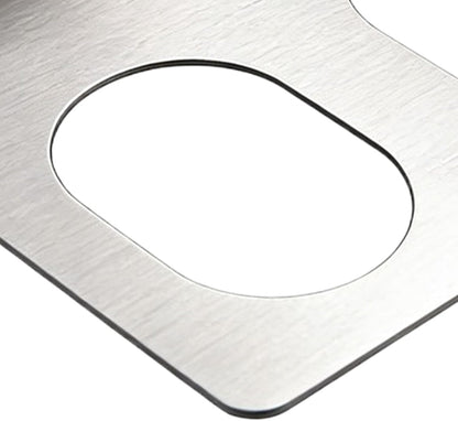 GENERIC Support Mural Pour Outils | Double Fentes En Acier Inoxydable Robuste, Avec Vis, Marteau, Support Mural | Pour Le Travail Du Bois, Garage, Atelier, Studio, Cour