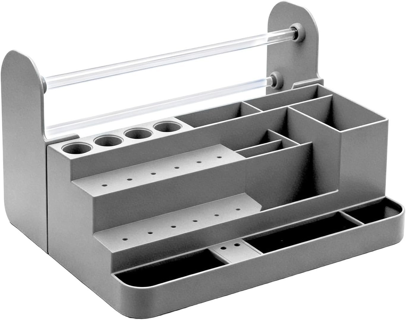  Générique Organisateur D'Établi | Compact Et Robuste Multi-Compartiments - Organisateur De Bureau Pour Tournevis - Pour Établi Maison, Atelier, Téléphone, Ordinateur, Outil Réparation, Vis, Puce