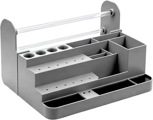  Générique Organisateur D'Établi | Compact Et Robuste Multi-Compartiments - Organisateur De Bureau Pour Tournevis - Pour Établi Maison, Atelier, Téléphone, Ordinateur, Outil Réparation, Vis, Puce