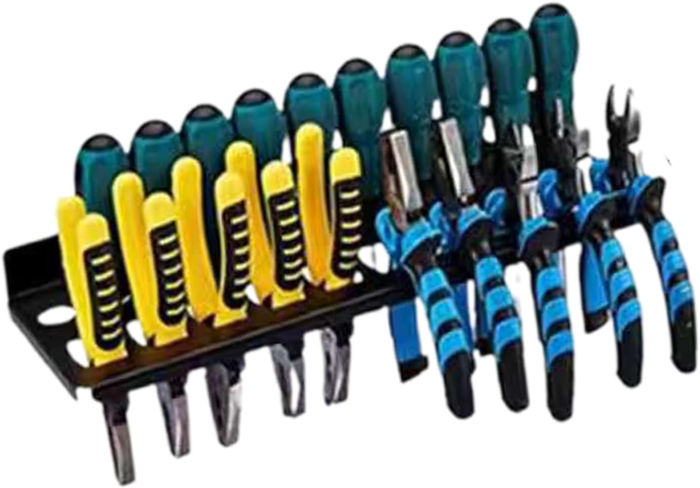 GENERIC Organiseur De Tournevis | Support Mural Robuste Pour Pinces De Rangement De Garage Pour Atelier, Chantier, Jardinage, Maison, Marteau