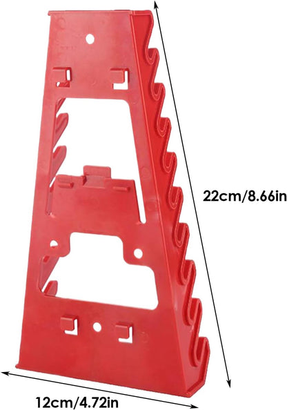  Wrench Organizer, Heavy-Duty Wrench Rack Pegboard, Save Space Screwdriver Organization, Sturdy Stable Tool Stand, Easy Access Multi Tool Holder, Ideal For Workshop, 22x12cm