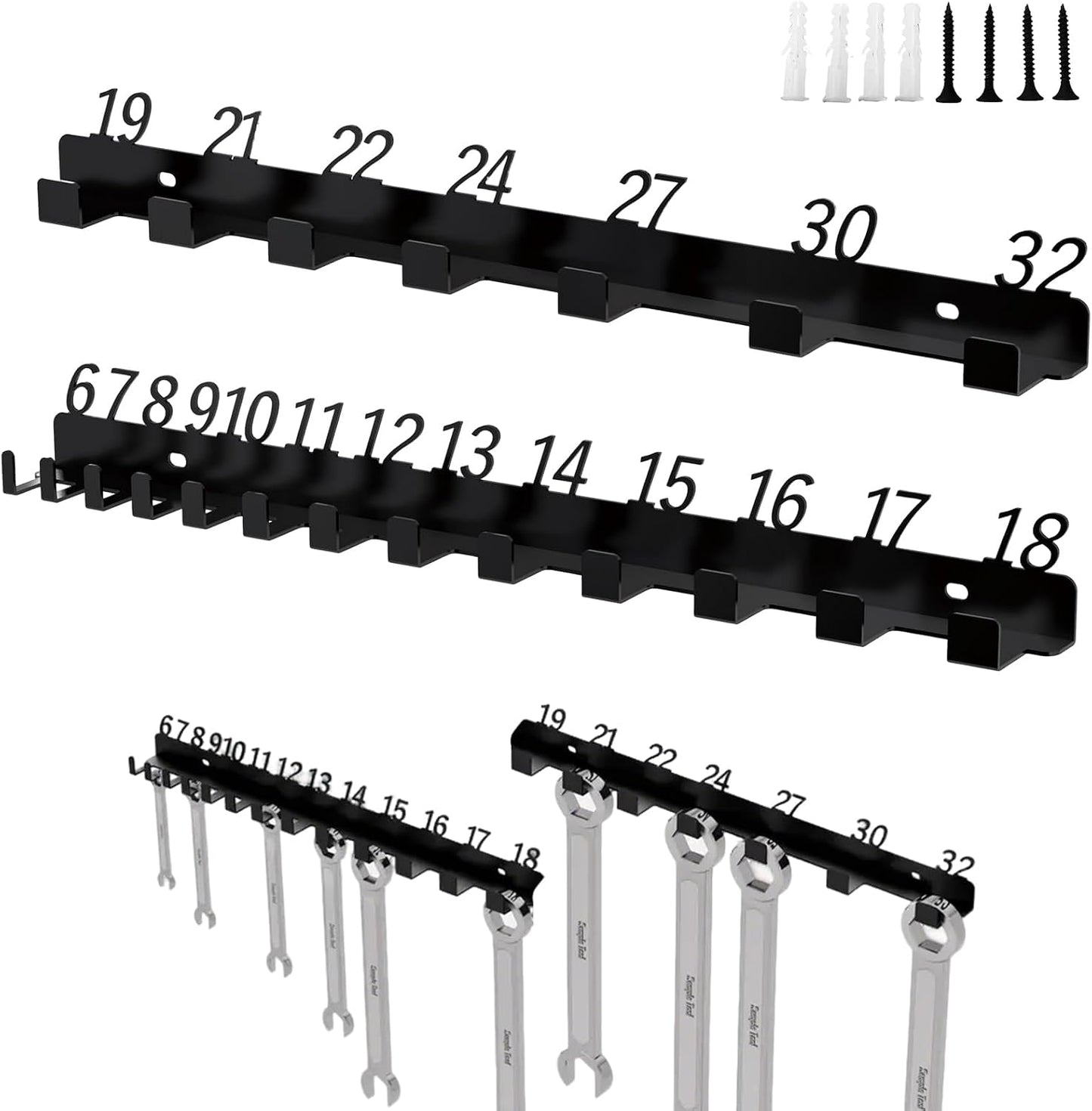  Organisateurs De Supports Pour Clés, Support Mural Pour Les Clés, Support Pour Ustensiles De Cuisine, Pour Abri, Camion, Fourgon, Jardin, Magasin, Mécanicien, Cour Et