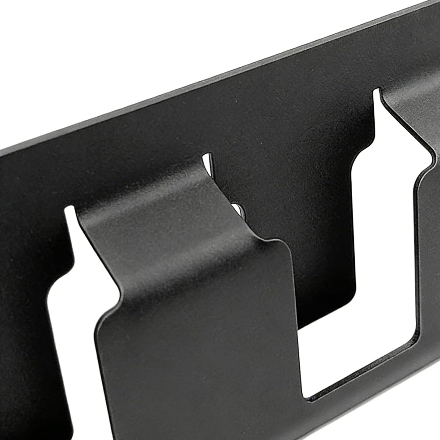  Générique Battery Organizer Wall Mounted - 4-Slot Solid Steel Holder For 18V Batteries Storage | Black Steel With Heavy Duty Design, Space Saving Rack For Living Room Bedroom Study Garage
